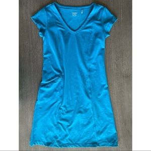 NWOT Toad & Co. Blue A Line Mini Midi Dress